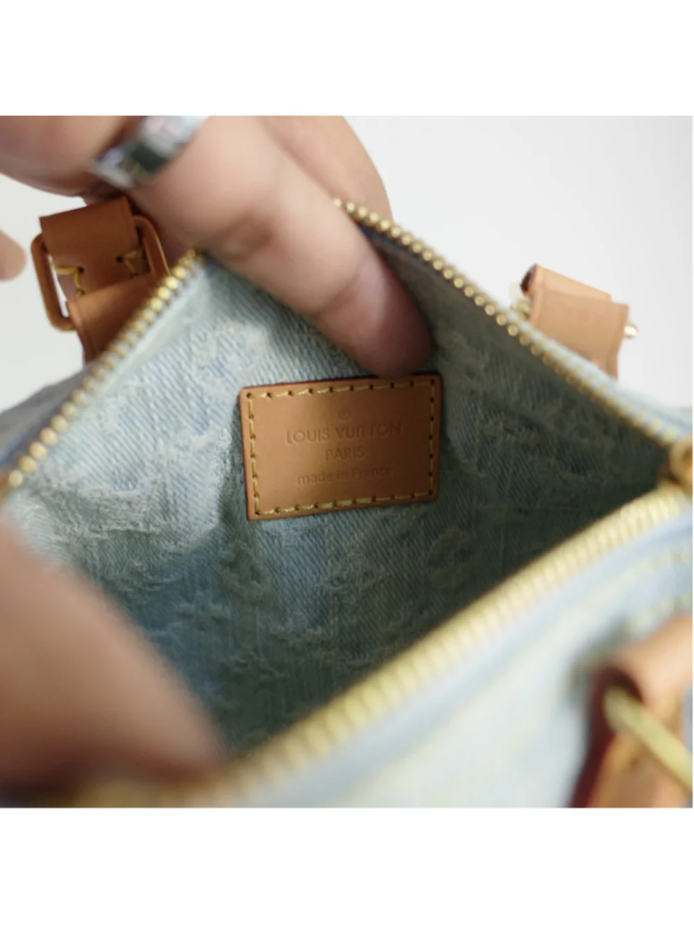 Louis Vuitton Sky Denim Nano Speedy
